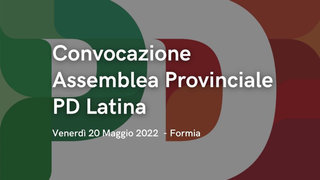 Assemblea PD Latina Formia