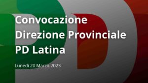 direzione provinciale 20 marzo